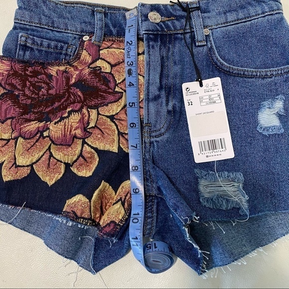 Mango Denim Embroidered Shorts - Picture 8 of 10